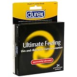 Durex Ultimate Feeling Spermicidally Lubricated Latex Condoms (24 Condoms)