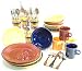 Fiesta Cinnabar Sensation 40-Piece Dinnerware Starter Set, Servic