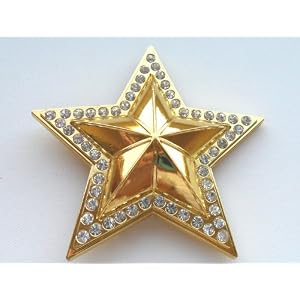Lone Star State with Rhinestones & Bling Belt Buckle