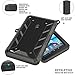 Poetic Fire 7 2015 Case, Revolution [Premium Rugged][Shock Absorption & Dust Resistant] Complete Protection Hybrid Case w/Built-in Screen Protector for Amazon Fire 7 5th Gen (2015) Black/Black