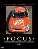 Tony Stewart (Focus) Sports Poster Print - 22