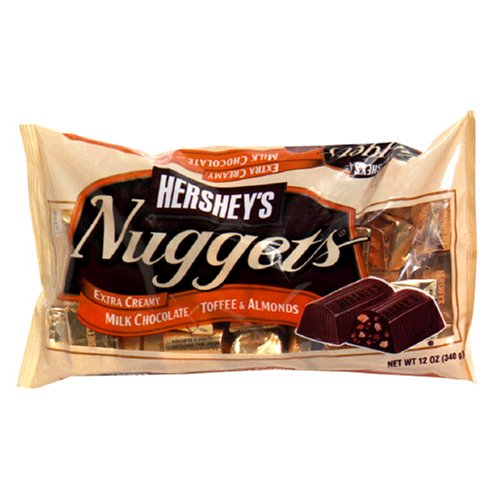 Hershey's Nuggets, Creamy Milk Chocolate with Toffee and Almonds, 12-Ounce Bags (Pack of... by Hershey