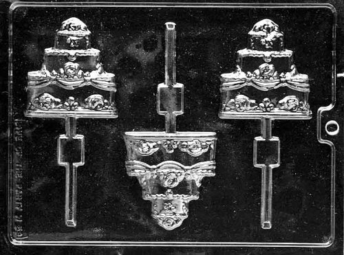 WEDDING CAKE LOLLY Wedding Candy Mold Chocolate