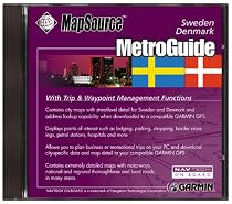 Garmin MapSource MetroGuide of Denmark and Sweden for Garmin GPS Units (CD ROM)