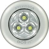Tools & Hardware : Sylvania 35045 Black and Silver Dot It, Portable LED Light, 2-Pack # LED/DOTS/BLACK/SILV