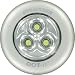 Sylvania 35045 Black and Silver Dot It, Portable LED Light, 2-Pack # LED/DOTS/BLACK/SILV