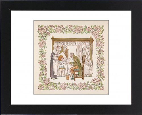 Framed Prints of Doctor Feeling A Pulse from Mary Evans