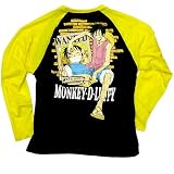 ワンピース◎パイレーツラグランロングTシャツ【ルフィ】☆アニメキャラクターアパレル通販☆