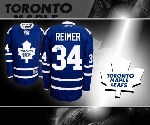 James Reimer Toronto Maple Leafs Autographed Jersey