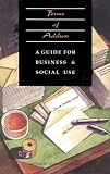 Forms of Address: A Guide for Business and Social Use