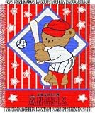 Los Angeles Angels of Anaheim 36x48 Woven Baby Throw Blanket - Baseball Sports Merchandise
