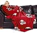 Arizona Cardinals Adult Comfy Throw Blanket with Sleeves