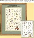 Beatrix Potter ABC Sampler Cross Stitch Pattern