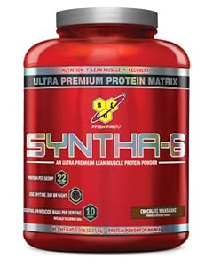 BSN SYNTHA-6 Protein Powder - Chocolate Milkshake, 5.0 lb (48 Servings)