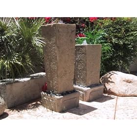 Oracle Fountains Tapered Quarry Fountain Large