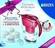 Brita - 104118 - Carafe Elemaris Brita Meter + Un Pack de 3 cartouches Maxtra - Rouge