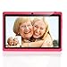 iRULU eXpro X1 7 Inch Quad Core Google Android 4.4 Tablet PC, 1024x600 Resolution, Wi-Fi, Games, Dual Cameras, 8GB Storage with keyboard- Pink Tablet