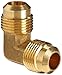 Anderson Metals - 54055-08 Brass Tube Fitting, 90 Degree Elbow, 1/2