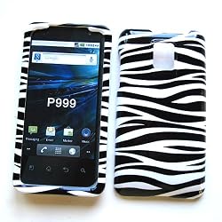 LG G2x (T-Mobile) Snap On Protector Hard Case "Zebra Pattern" Design