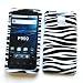LG G2x (T-Mobile) Snap On Protector Hard Case "Zebra Pattern" Design