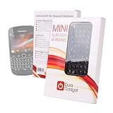 Slim Bluetooth Keyboard Gift Box With Stand & Case For Blackberry Bold 9900, Bold 9780, Curve 9300 & Curve 8520 Smartphones