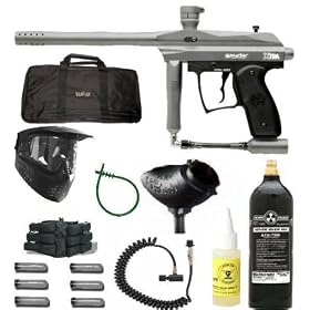 09 Spyder XTRA Paintball Gun Marker SNIPER - Pewter