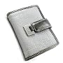 Porte-cartes "Hexagona" gris argent� Hexagona