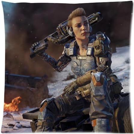 Call Of Duty Black Ops Iii Pillow Cases Cover 18x18 inch Cushion Case