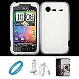 Clear Premium Soft Rubberized Silicone Skin Cover for Verizon Wireless New  ....