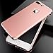 AnsTOP iPhone 7 Plus Case, 3 in 1 Ultra Thin and Slim Anti-Scratch Protective Hard Case Coated Non Slip Matte Surface with Electroplate Frame for Apple iPhone 7 Plus-Rose Gold