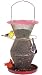 3 Tier Feeder Red & Brass 12