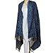 Paisley Shawl Wool Floral Embroidered Wrap 80 x 40 inches