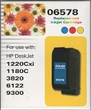 Compatible Hp 78D Colour Inkjet Cartridge For Use With Hp Deskjet 1220Cxi/1180C/3820/6122/9300