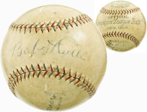 Babe Ruth Autographed 1927 Baseball