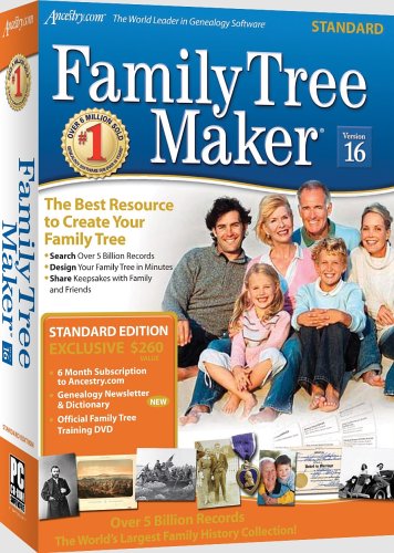 Software: Family Tree Maker Version 16 Standard [OLD VERSION]