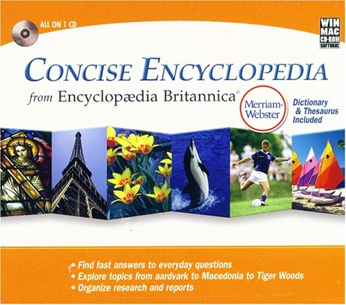 2006 Concise Encyclopedia From Encyclopaedia Britannica (Win/Mac)