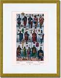 Gold Framed/Matted Print 17x23, Roman Armament