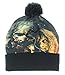 AMC The Walking Dead Sublimated Survive Text Cuff Pom Beanie Black
