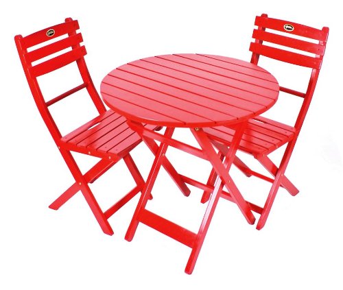 Wooden Bistro Set (White)