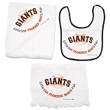 San Francisco Giants "Little Fan" Baby Hooded Towel & Bibs 3-Piece Set by McArthur Sports