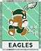 Philadelphia Eagles NFL Triple Woven Jacquard Throw (Baby Series) (36"x46")
