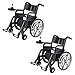 Set of 2 Plastic Toy Wheelchairs for Action Figures, Dioramas, Models