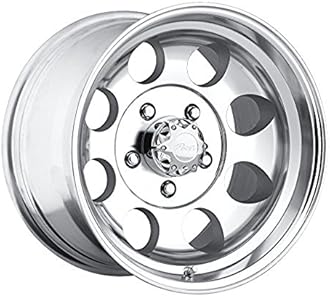 Pacer LT 16x8 Polished Wheel / Rim 8x6.5 with a -6mm Offset and a 130.00 Hub Bore. Partnumber 164P-6881