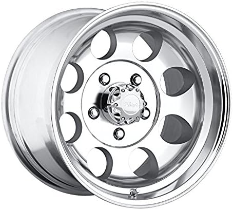 Pacer LT 16x8 Polished Wheel / Rim 8x6.5 with a -6mm Offset and a 130.00 Hub Bore. Partnumber 164P-6881