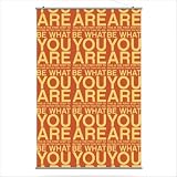 You Are Slat in Sunflower and Rust Size: 24