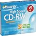 Tools & Hardware : Memorex 8x-12x CD-RW Media (5-Pack with Slim Jewel Cases)