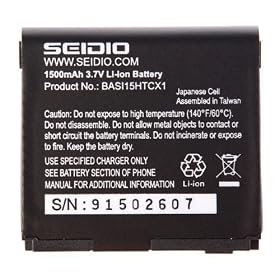 Seidio Innocell Extended Life Battery for HTC Touch Diamond, Touch Pro, Fuze