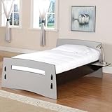 IMAGE OF Legare Select Reversible Twin Panel Bed in Titanium,Black