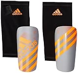 Adidas Performance Ghost Shin Guard, Black/Iron Metallic, Small (888594348759)