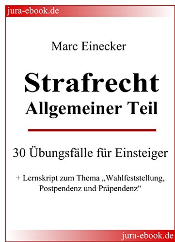 Strafrecht Allgemeiner Teil: 30 Übungsfälle für Einsteiger + Lernskript zum Thema 